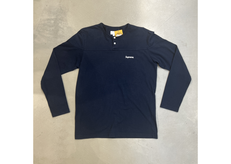 Supreme Thermal Henley - Navy