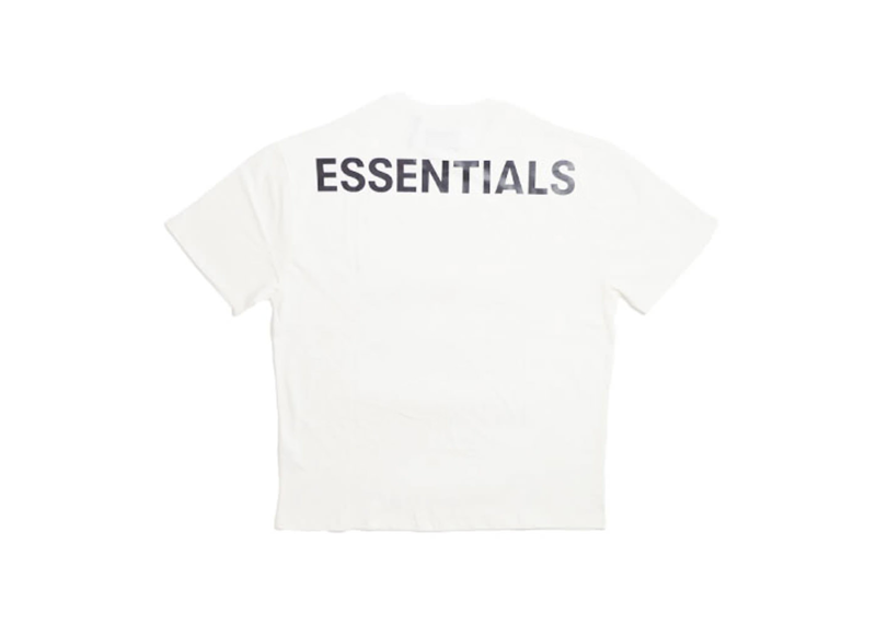 Essentials 3M Boxy Logo T-Shirt - White (FW19)