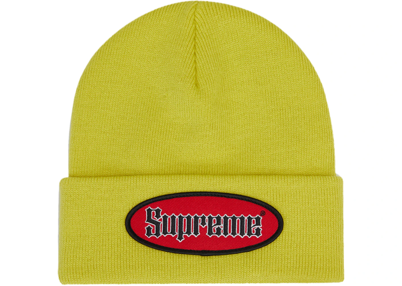 Oval Patch Beanie - Yellow (SS22)