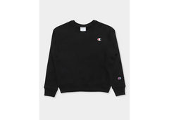 Reverse Weave Crewneck - Black