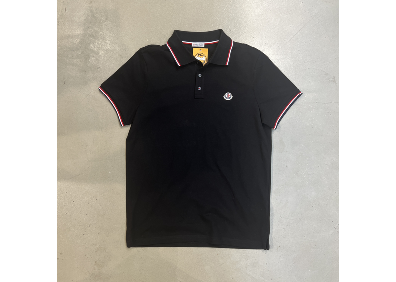 Moncler Classic Logo Polo - Black