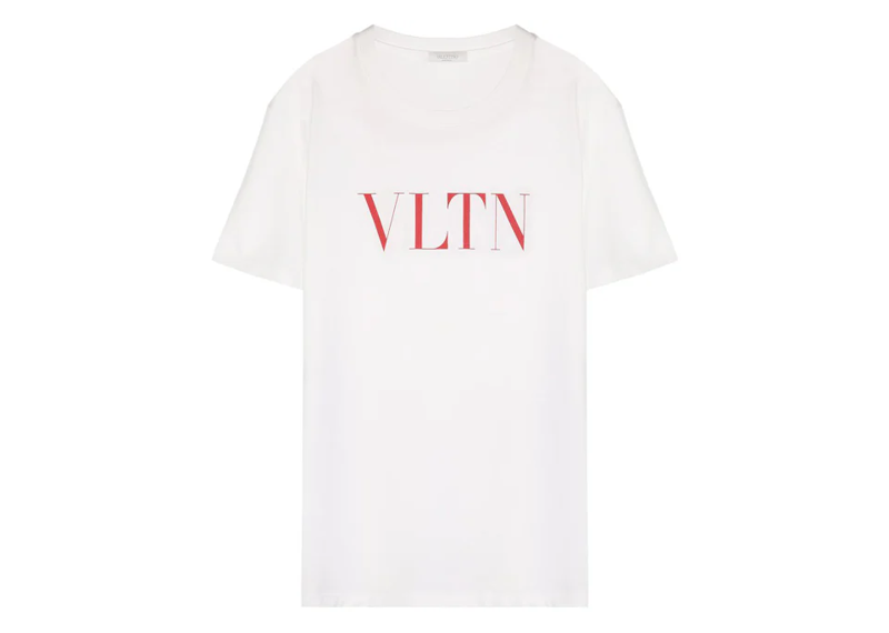 VLTN Logo T-Shirt - White/Red (SS21)