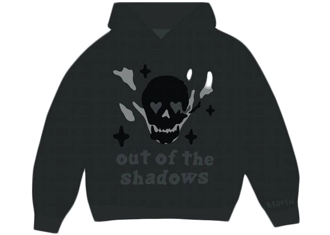 Broken Planet 'Out of the Shadows' Hoodie - Soot Black