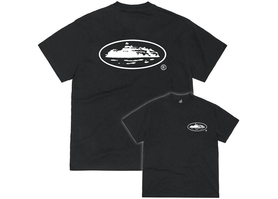 Corteiz OG Island Logo T-Shirt - Black (FW23)