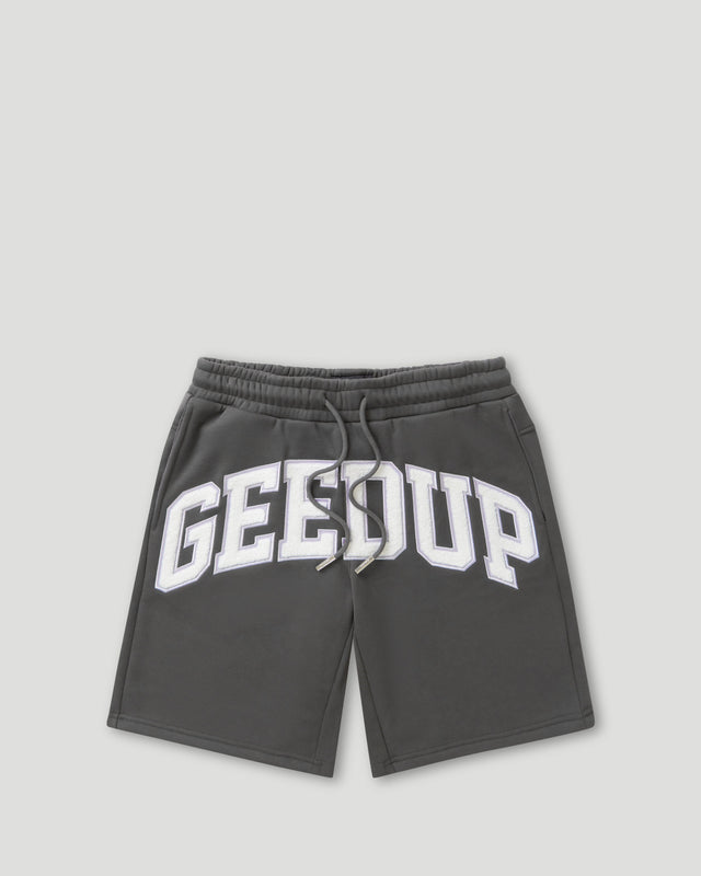 Geedup Co Team Logo Shorts - Ashphalt Grey