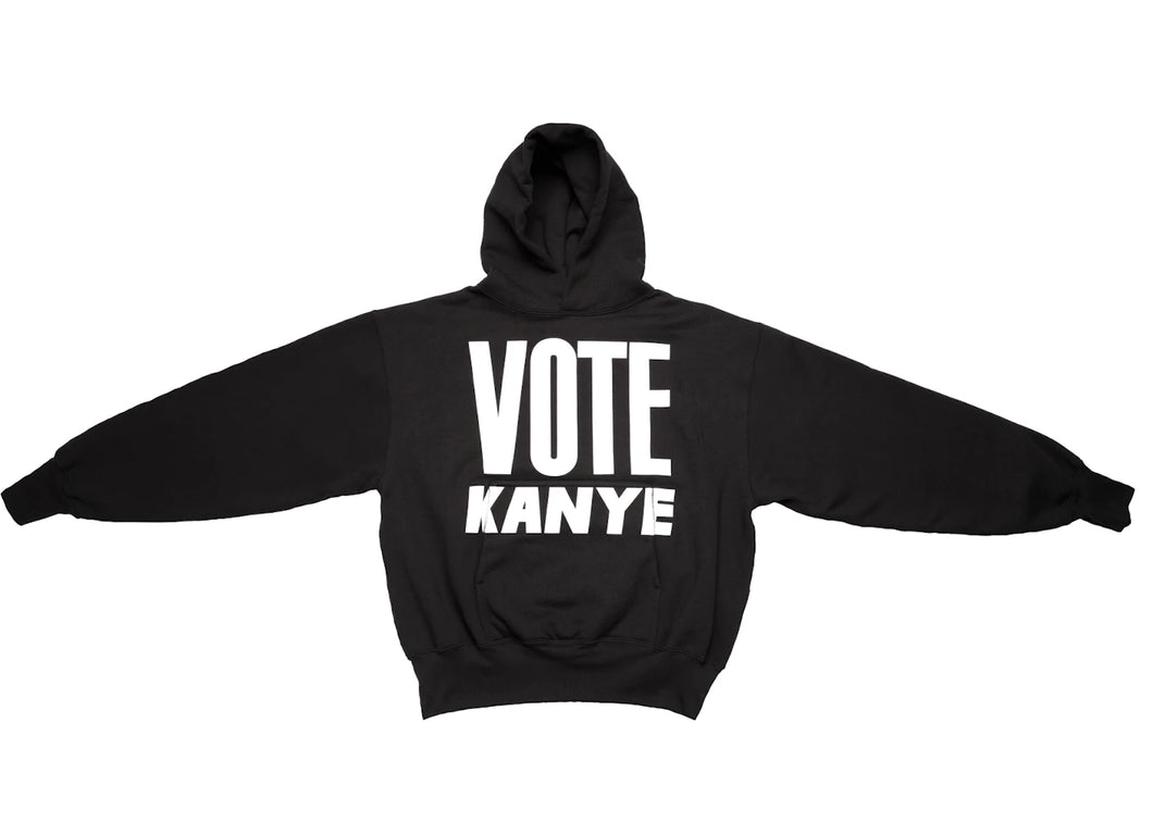 Kanye West 'Vote Kanye' Hoodie - Black (FW20)