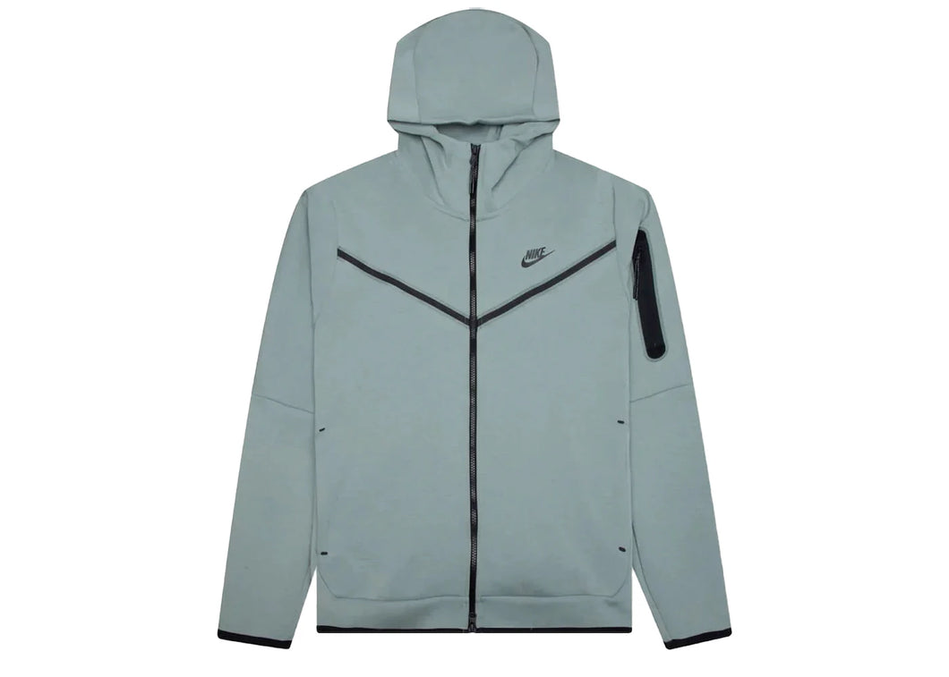 Nike Sportswear Tech Fleece Full-Zip Hoodie - Mica Green/Black
