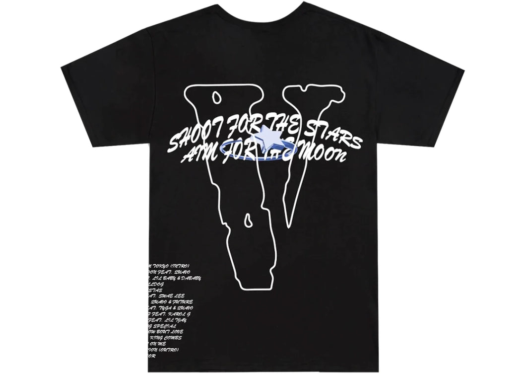 Vlone x Pop Smoke Tracklist T-Shirt - Black (SS20)