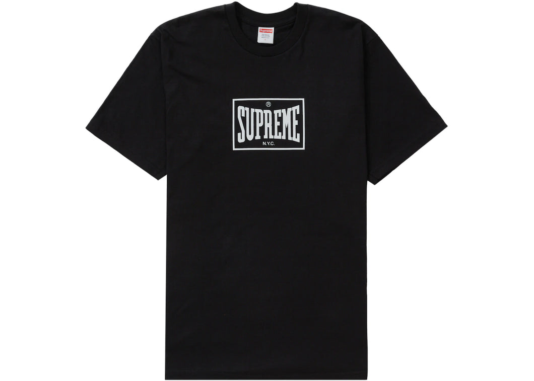 Supreme Warm Up T-Shirt - Black (SS23)