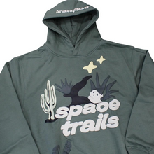 Load image into Gallery viewer, Broken Planet &#39;Space Trails&#39; Hoodie - Agave Green
