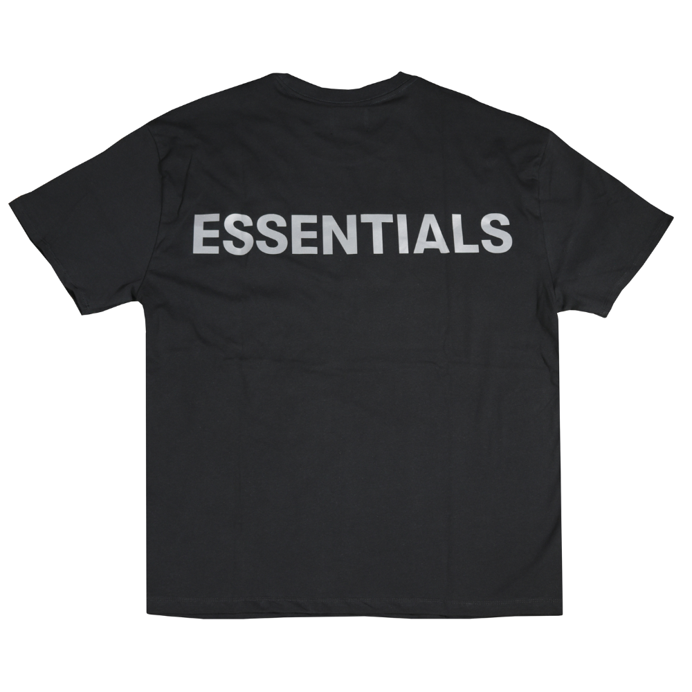 Fear of God Essentials 3M Boxy Logo T-Shirt - Black (FW19)