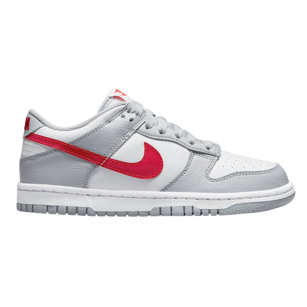 Nike Dunk Low 'White Grey Red' (GS)