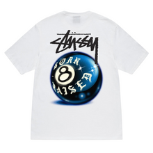 Load image into Gallery viewer, Stussy x Born x Raised 8 Ball T-Shirt - White

