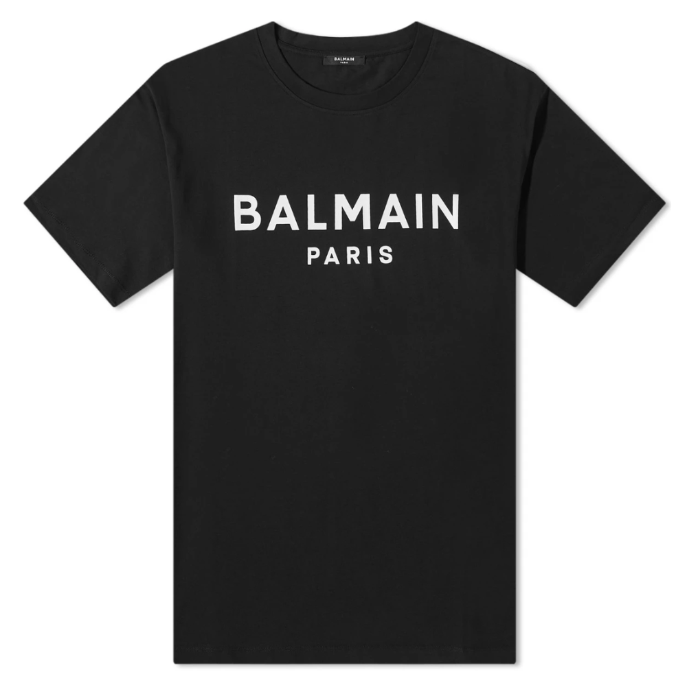 Balmain Paris Logo T-Shirt - Black