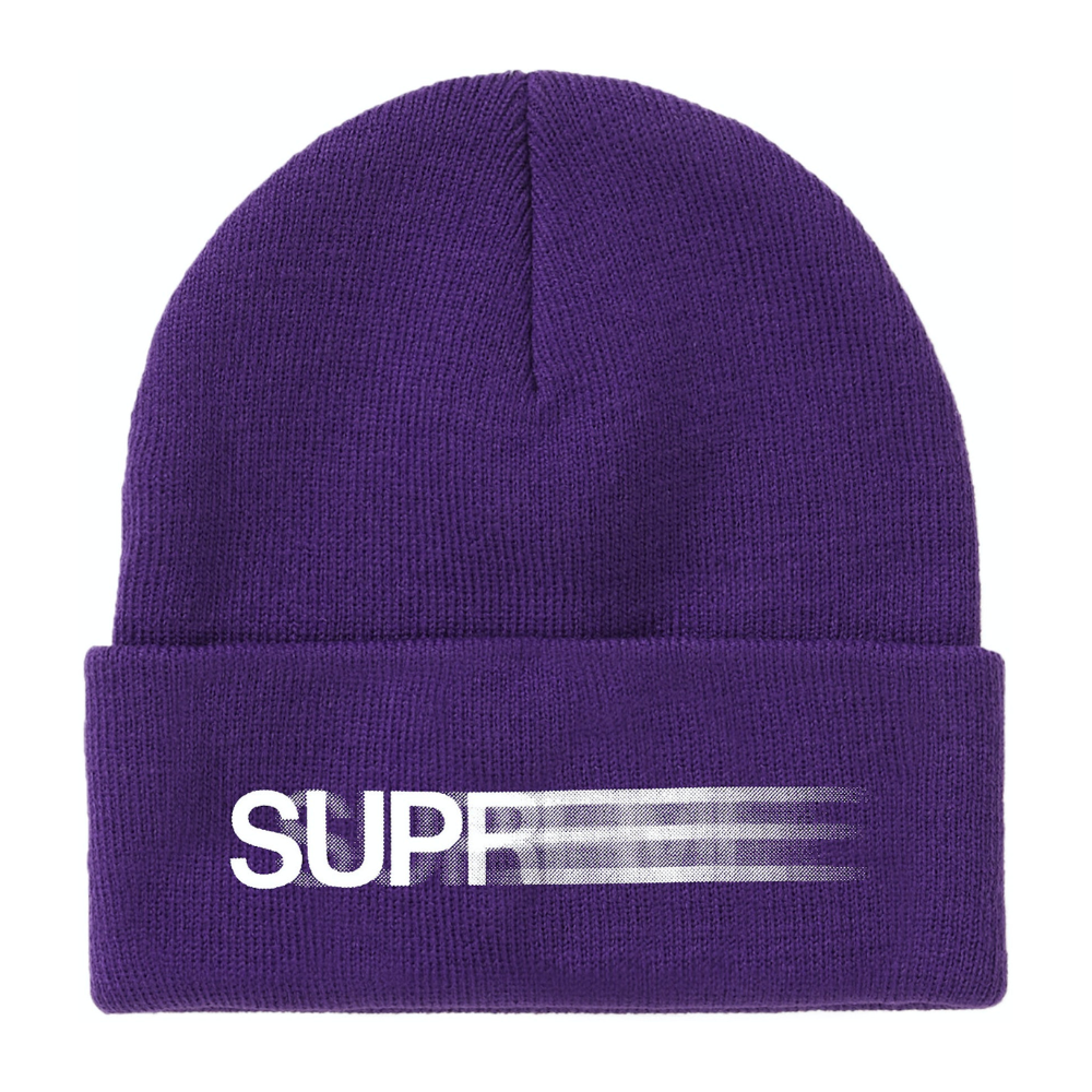 Supreme Motion Logo Beanie - Purple (SS20)