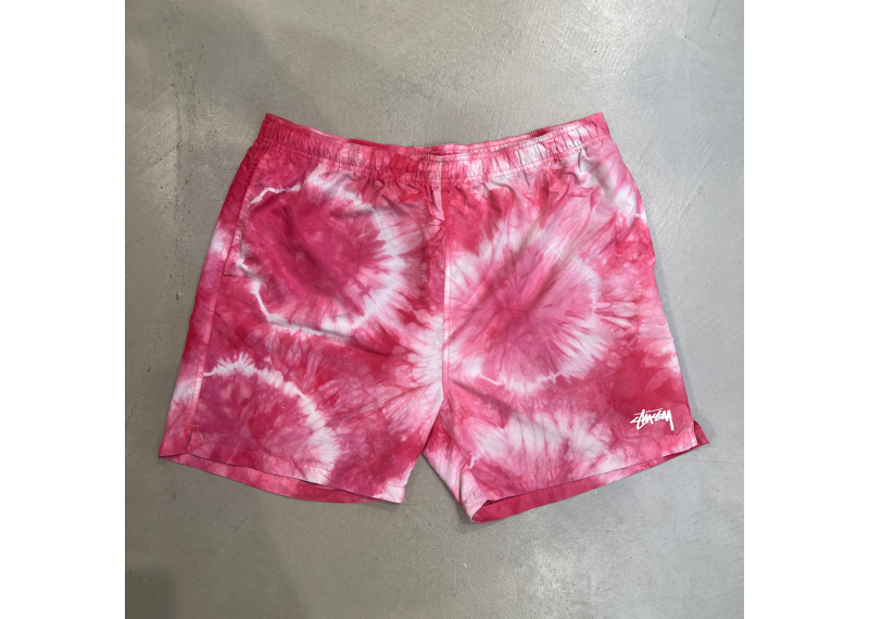 Tie Dye Watershort - Pink/White