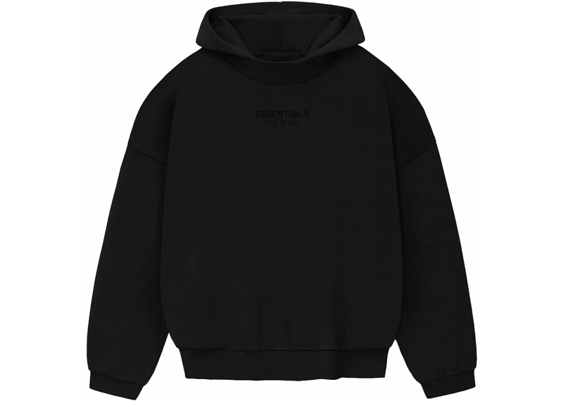 Essentials Hoodie - Jet Black (FW23)